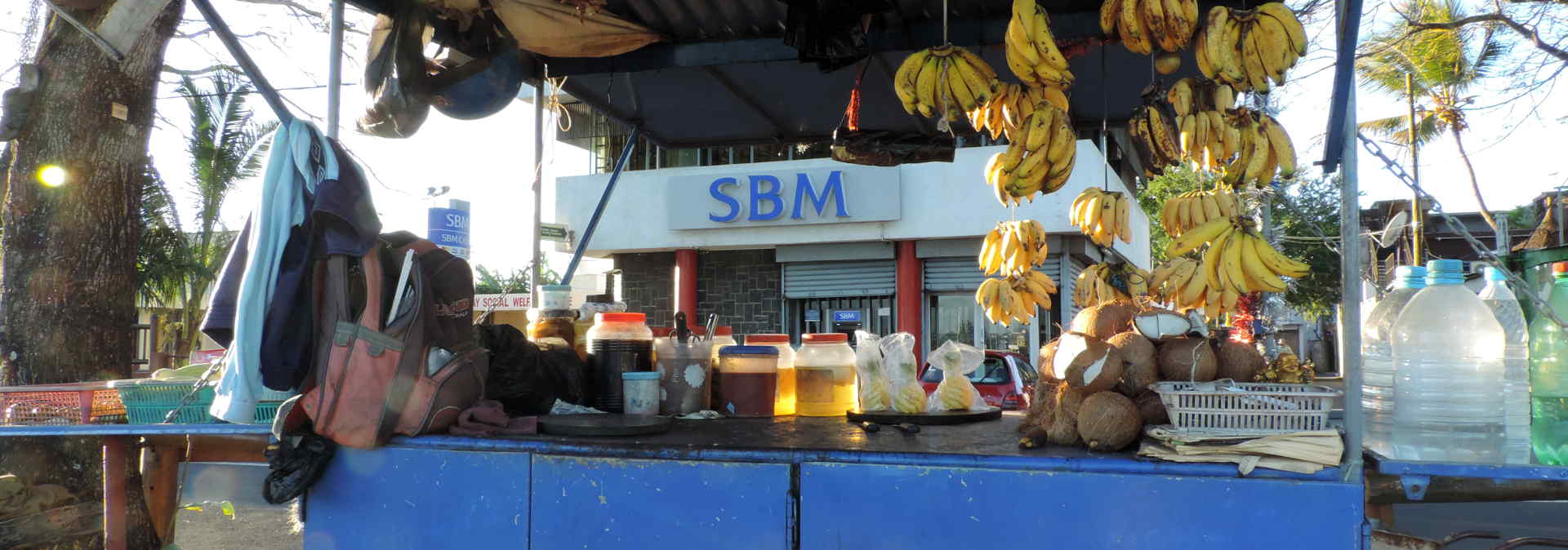 Straßenverkaufsstände auf Mauritius